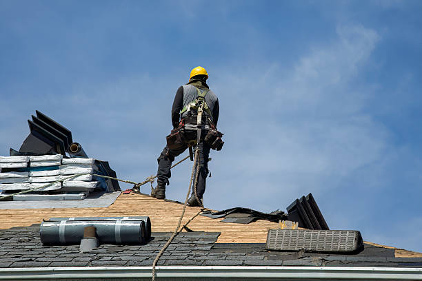 Professional Roof Replacement technician working in Clear Brook, VA